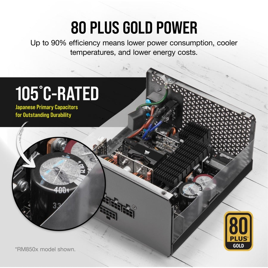 Corsair RMx Series RM750x - 750 Watt 80 PLUS Gold Fully Modular ATX PSU CP-9020199-NA