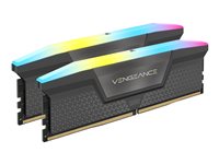 Corsair Vengeance RGB 64GB (2 x 32GB) DDR5 SDRAM Memory Kit CMH64GX5M2B6000Z30