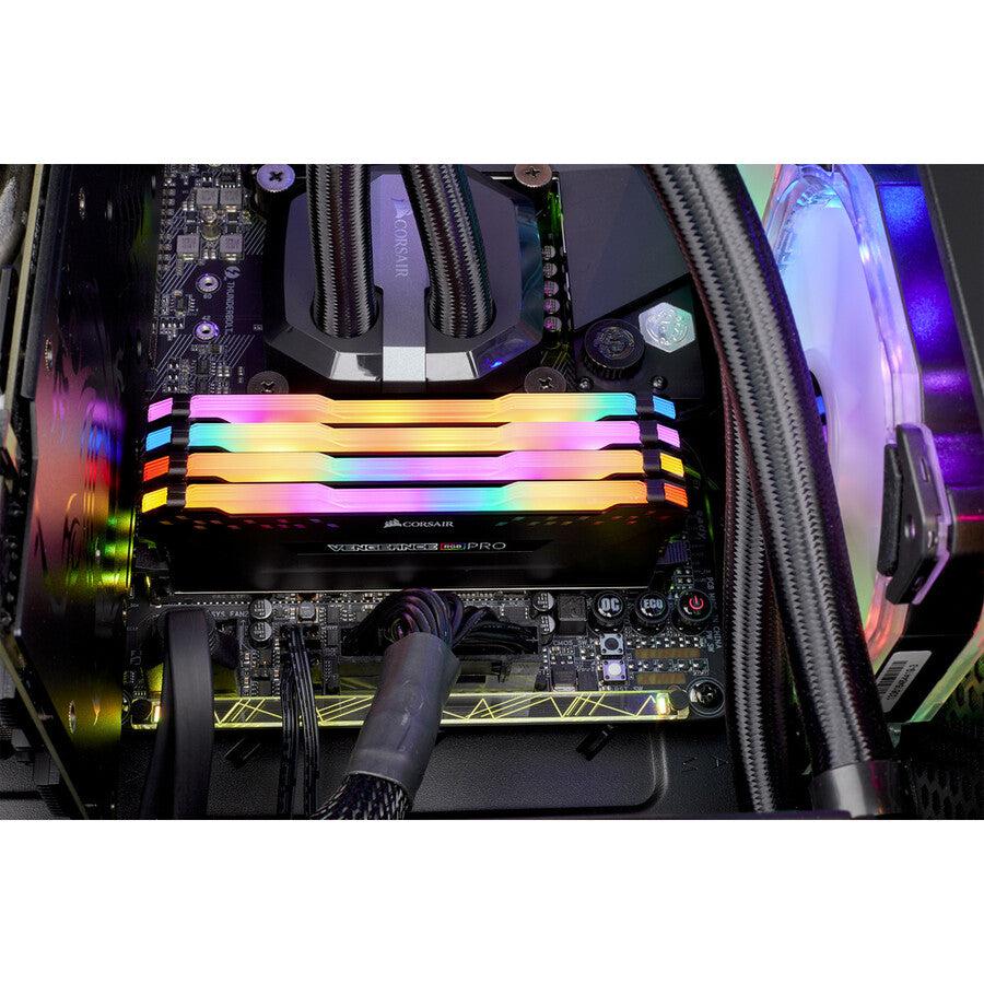 Corsair Vengeance Rgb Pro 16Gb (2 X 8Gb) 288-Pin Ddr4 Dram Ddr4 3200 (Pc4 25600) Desktop Memory Model Cmw16Gx4M2C3200C16W