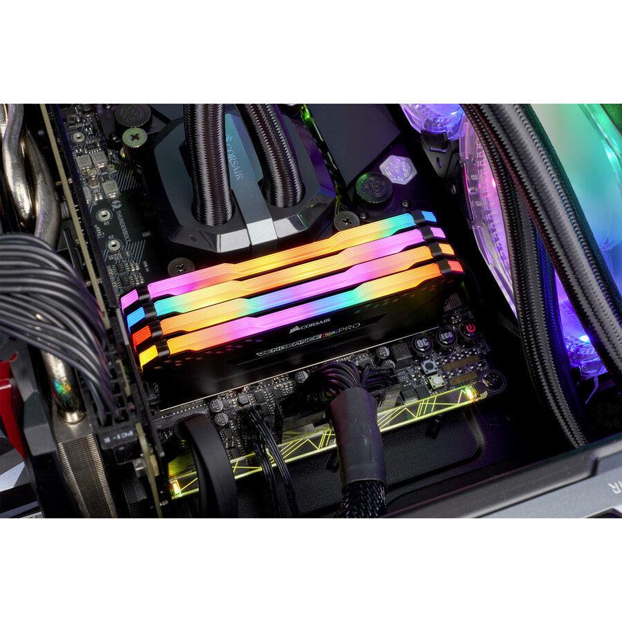 Corsair Vengeance Rgb Pro 16Gb (2 X 8Gb) 288-Pin Ddr4 Dram Ddr4 3200 (Pc4 25600) Desktop Memory Model Cmw16Gx4M2C3200C16W