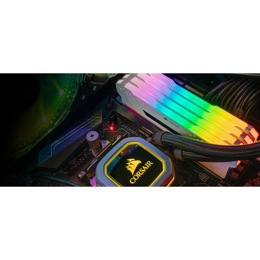 Corsair Vengeance Rgb Pro 16Gb (2 X 8Gb) 288-Pin Ddr4 Dram Ddr4 3200 (Pc4 25600) Desktop Memory Model Cmw16Gx4M2C3200C16W