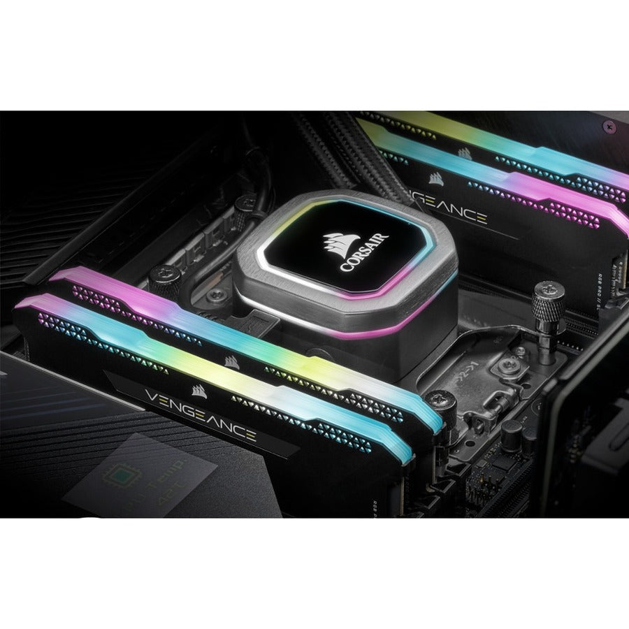 Corsair Vengeance Rgb Pro Sl 128Gb (4X32Gb) Ddr4 Dram 3200Mhz C16 Memory Kit - Black