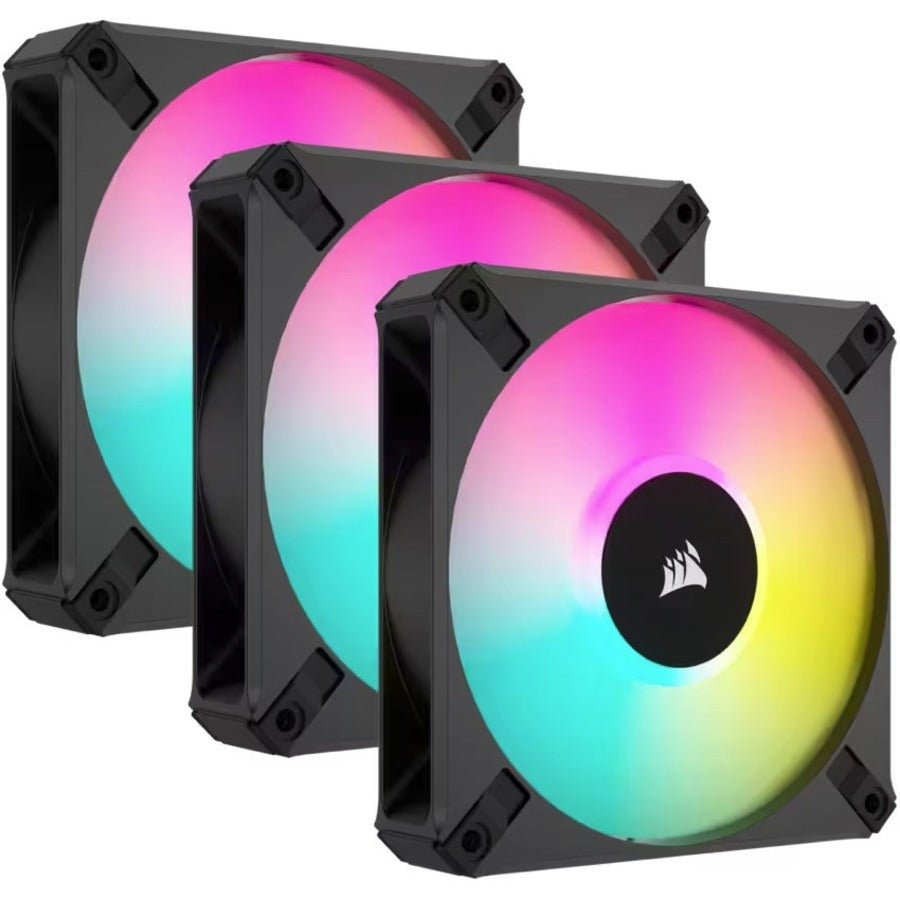 Corsair iCUE AF120 RGB ELITE 120mm PWM Triple Fan Kit - 3 Pack - 4.72 Maximum Fan Diameter