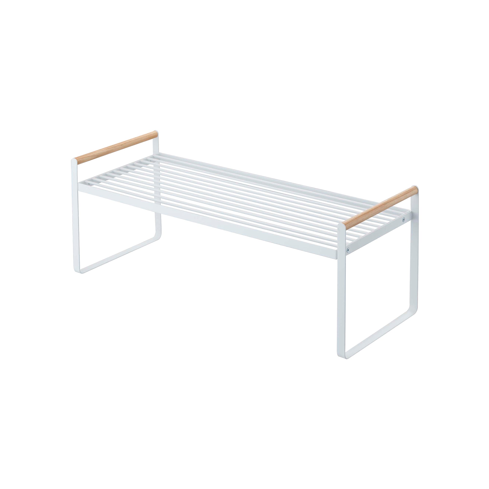 Countertop Wire Shelf - Steel + Wood