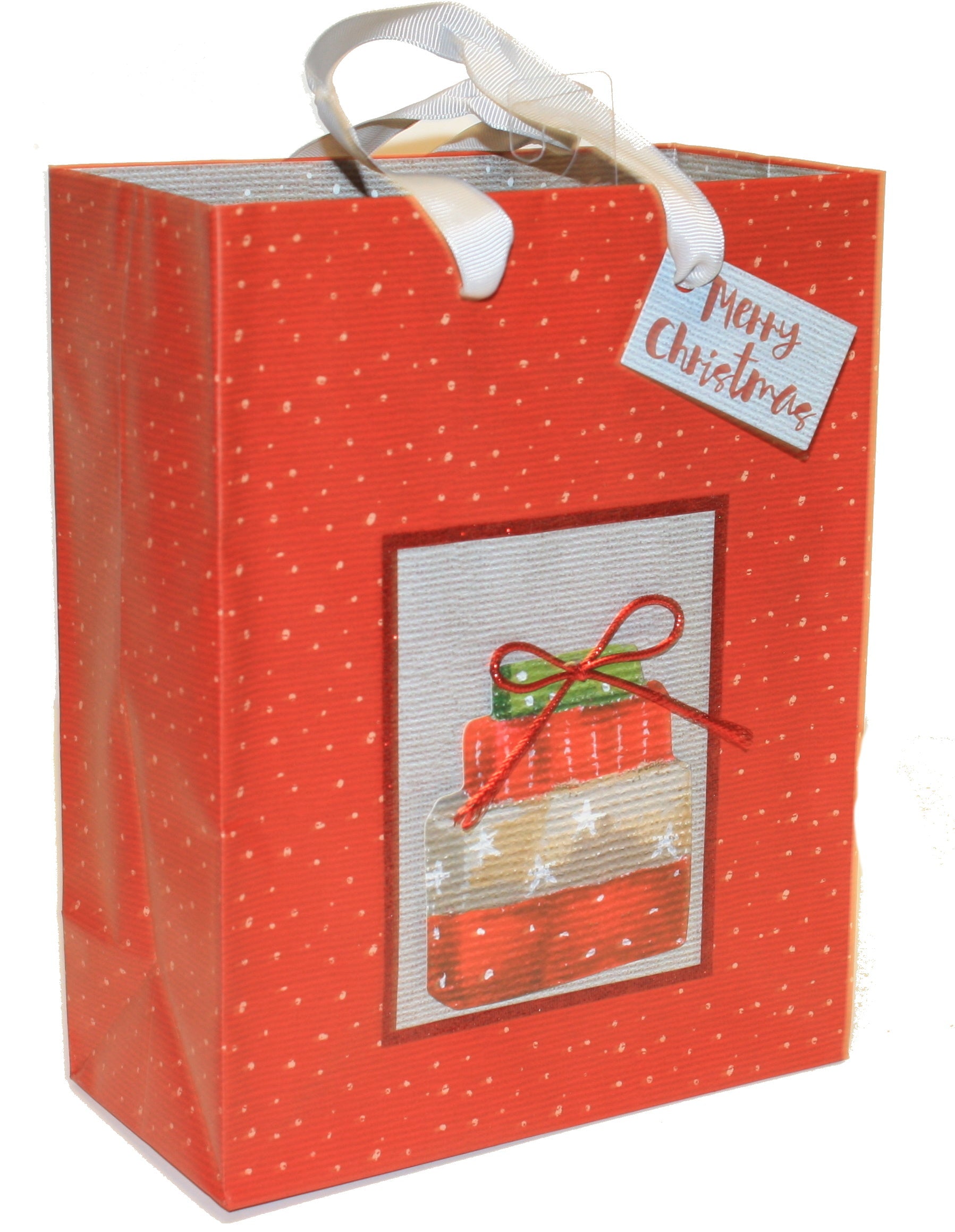 Country Medium Handmade Gift Bags - Trimmings