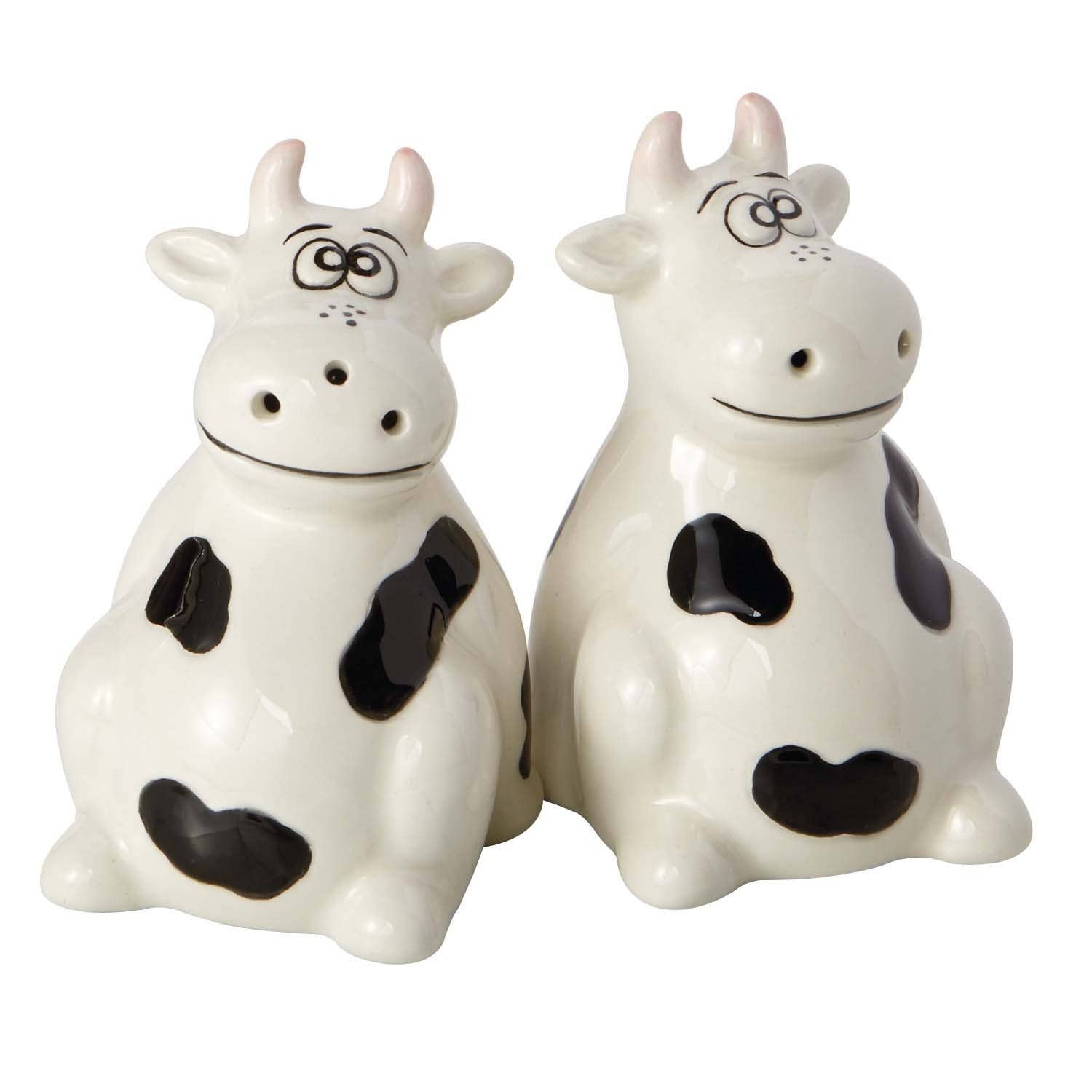 Cows Ceramic Salt And Pepper Shakers