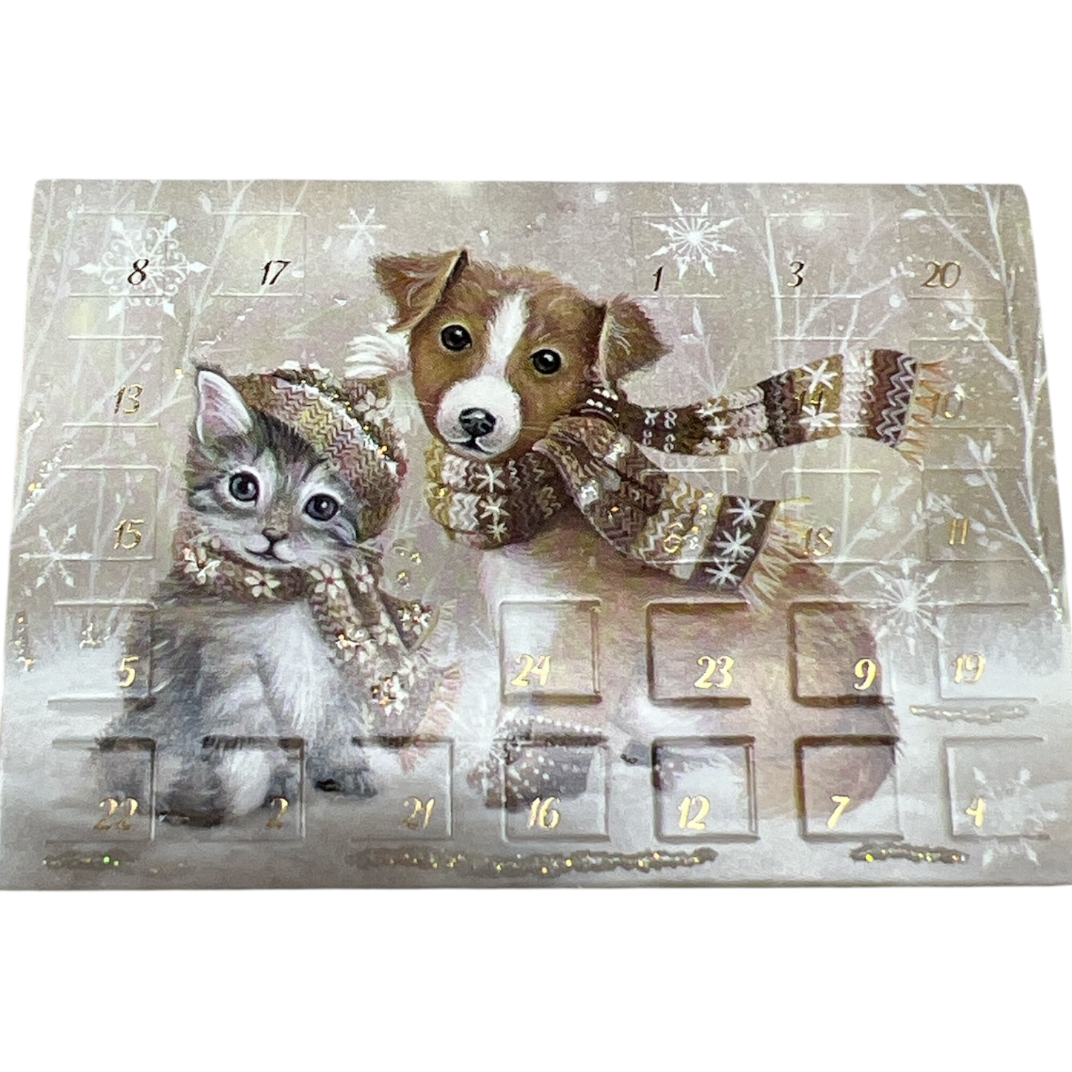 Cozy Companions Winter Miniature Advent Calendar Card