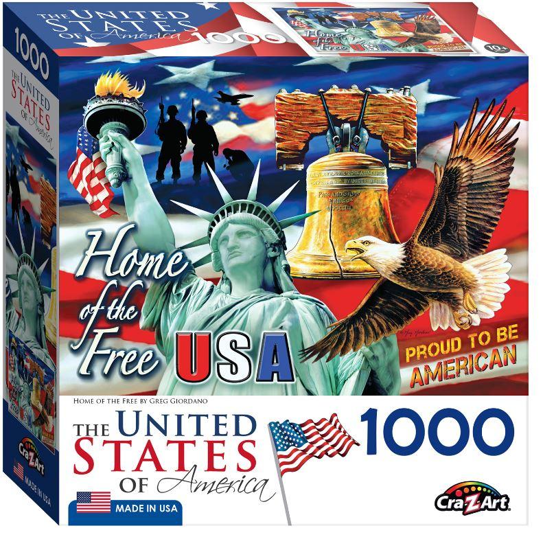 Cra-Z-Art 1000 Piece Puzzle - Home of the Free
