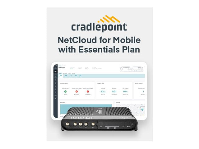 Cradlepoint IBR1700 Router with 3-Year NetCloud Mobile Essentials Plan - Reliable North America Connectivity
