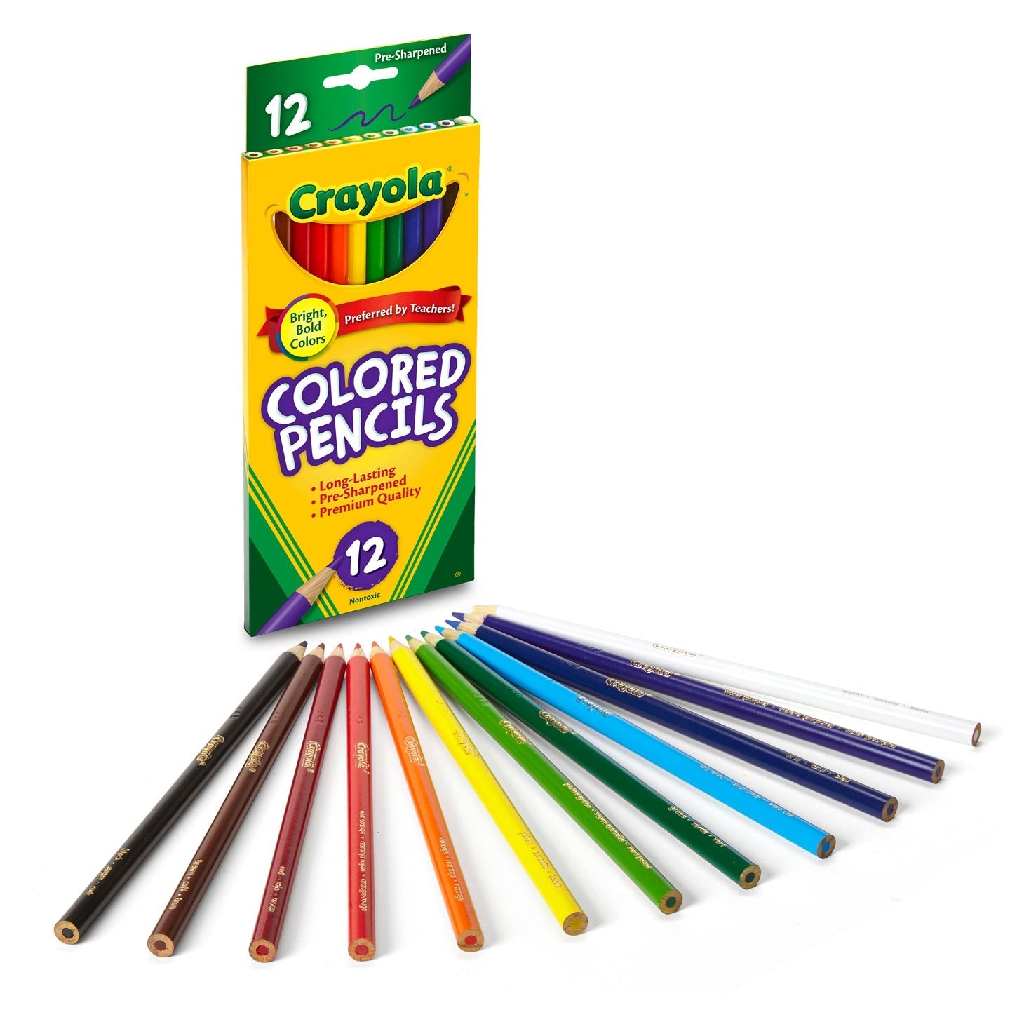 Crayola Colored Pencils - 7 inches - 12 Count