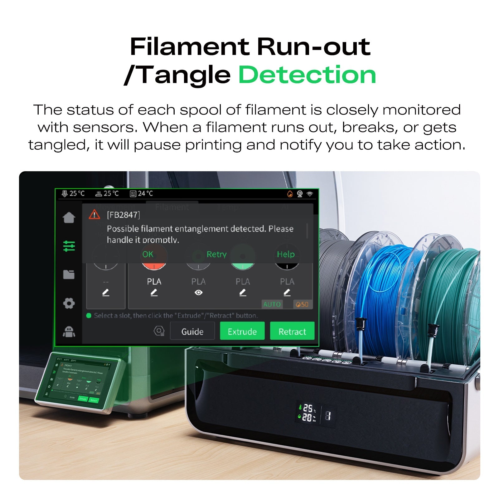 Creality CFS-C Multicolor Filament System Kit for K1 Series 3D Printers