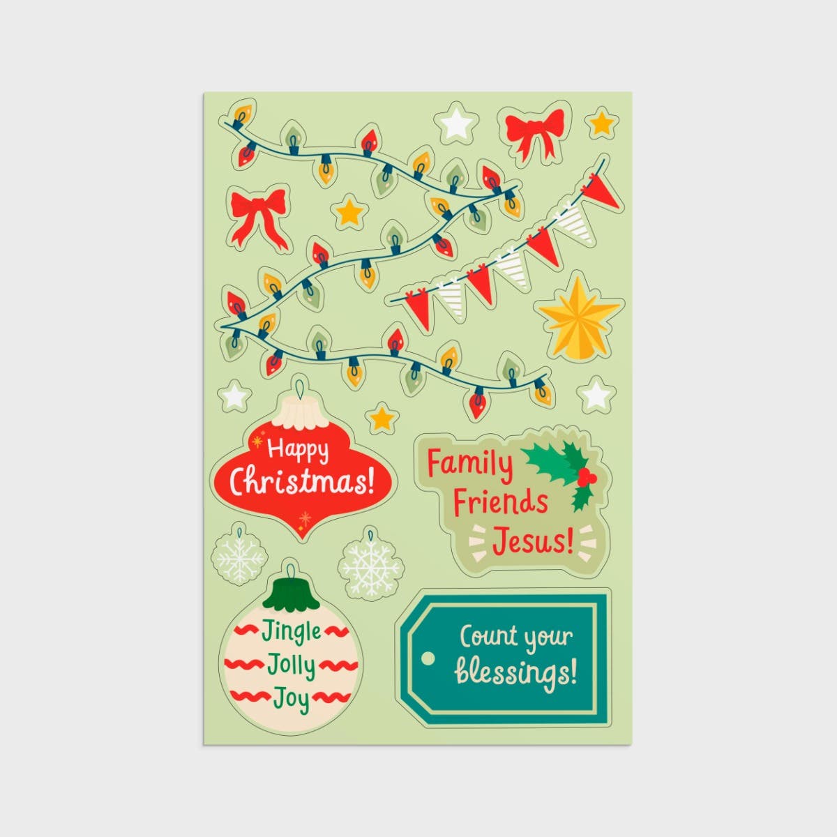 Create Your Own Christmas Tree Cards -8 Christmas Boxed Cards