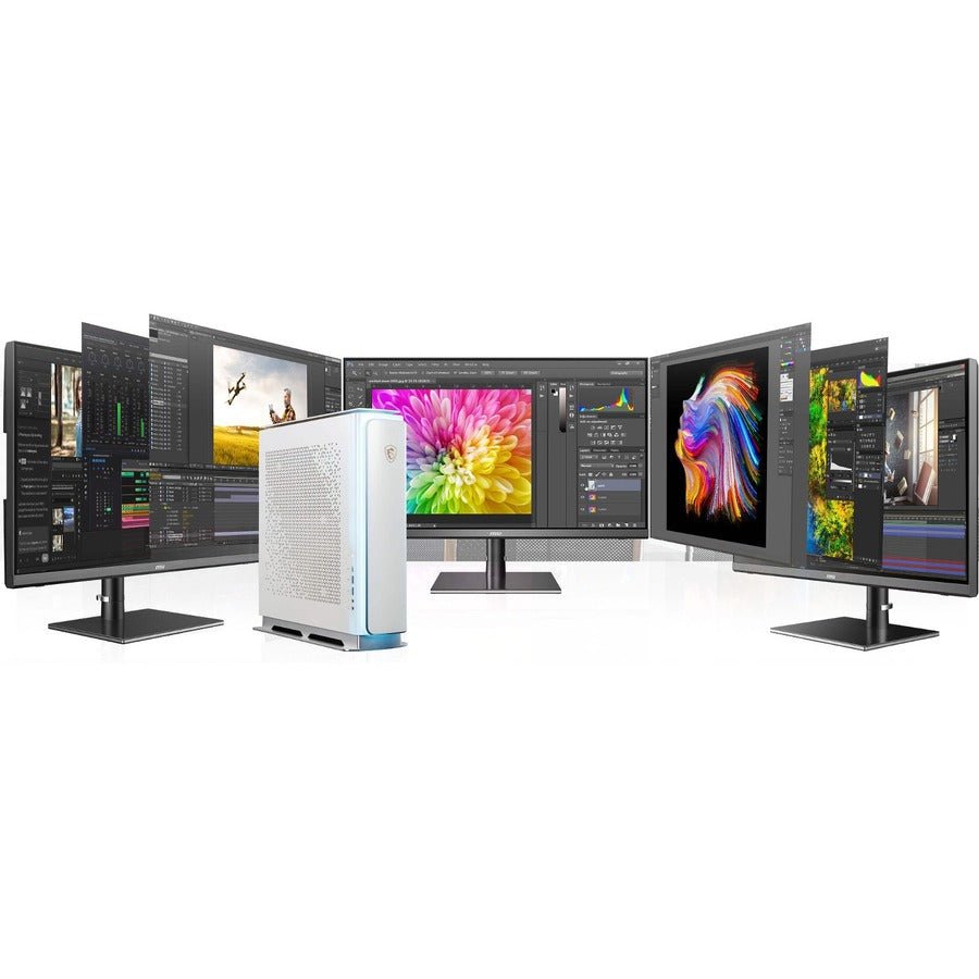 MSI Creator P100X 11th Creator P100X 11TE-1011US Gaming Desktop Computer - Intel Core i9 11th Gen i9-11900K - 32 GB - 2 GB HDD - 1 TB SSD - Small Form Factor - White CRP100X11TE1011