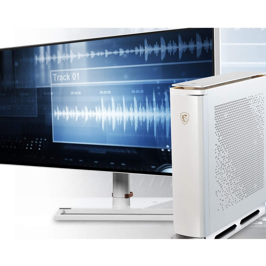 MSI Creator P100X 11th Creator P100X 11TE-1011US Gaming Desktop Computer - Intel Core i9 11th Gen i9-11900K - 32 GB - 2 GB HDD - 1 TB SSD - Small Form Factor - White CRP100X11TE1011