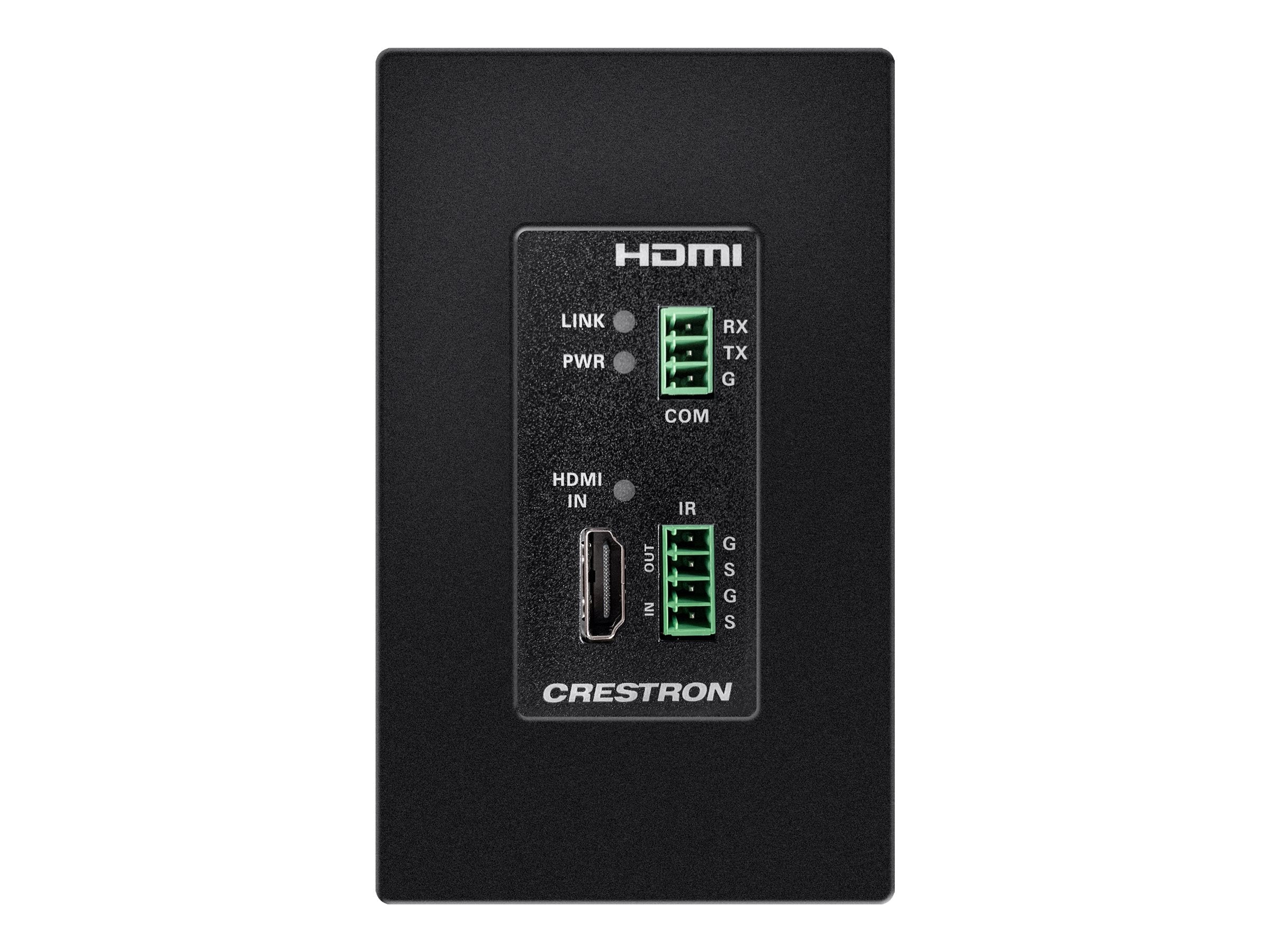 Crestron DM Lite HD-TXC-4KZ-101-1G-B - Video/audio/infrared/serial extender - transmitter - CATx, DM Lite - up to 230 ft