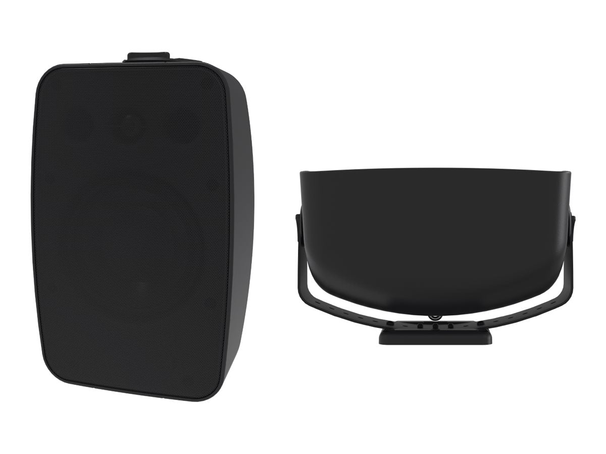 Crestron Saros SMT6T-AW-B-T-EACH - Speaker - 110 Watt - 2-way - textured black