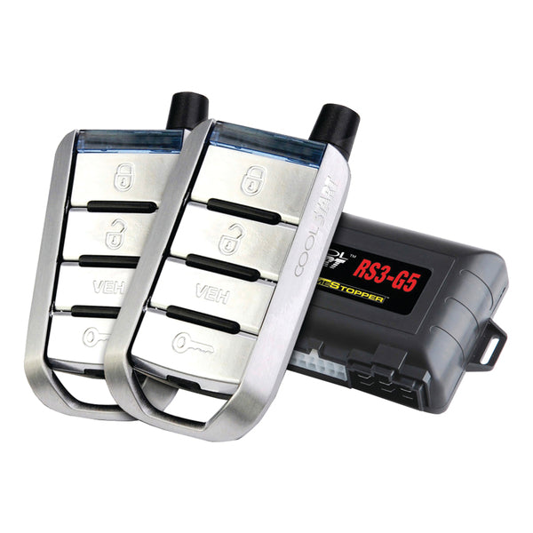 CrimeStopper RS3-G5 Cool-Start 1-Way 4-Button Remote-Start and Keyless-Entry