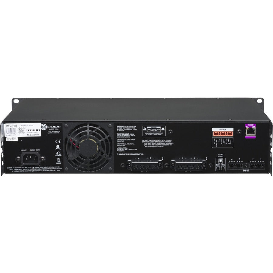 Crown CDi DriveCore 4|300 Amplifier - 1200 W RMS - 4 Channel CRN-CDI4X300VMUS