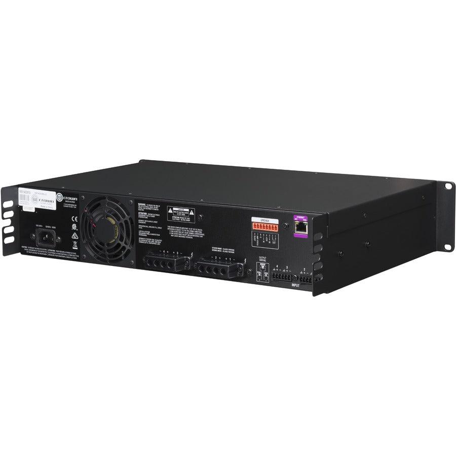 Crown CDi DriveCore 4|600 Amplifier - 2400 W RMS - 4 Channel - Black