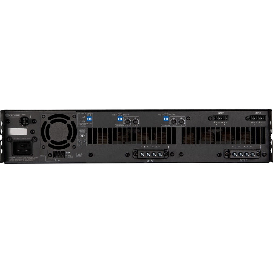 Crown DriveCore Install 4|1250 Amplifier - 10 kW RMS - 4 Channel - Black DCI4X1250-U-USFX