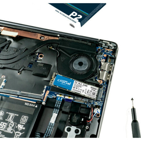 Crucial P2 500Gb M.2 2280 Pci-Express 3.0 Nvme Solid State Drive (Micron 3D Nand)