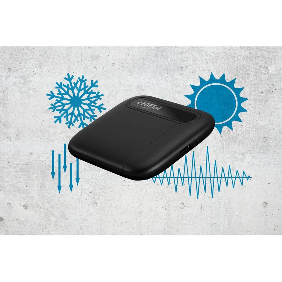 Crucial X6 500 GB Portable Solid State Drive - Internal CT500X6SSD9