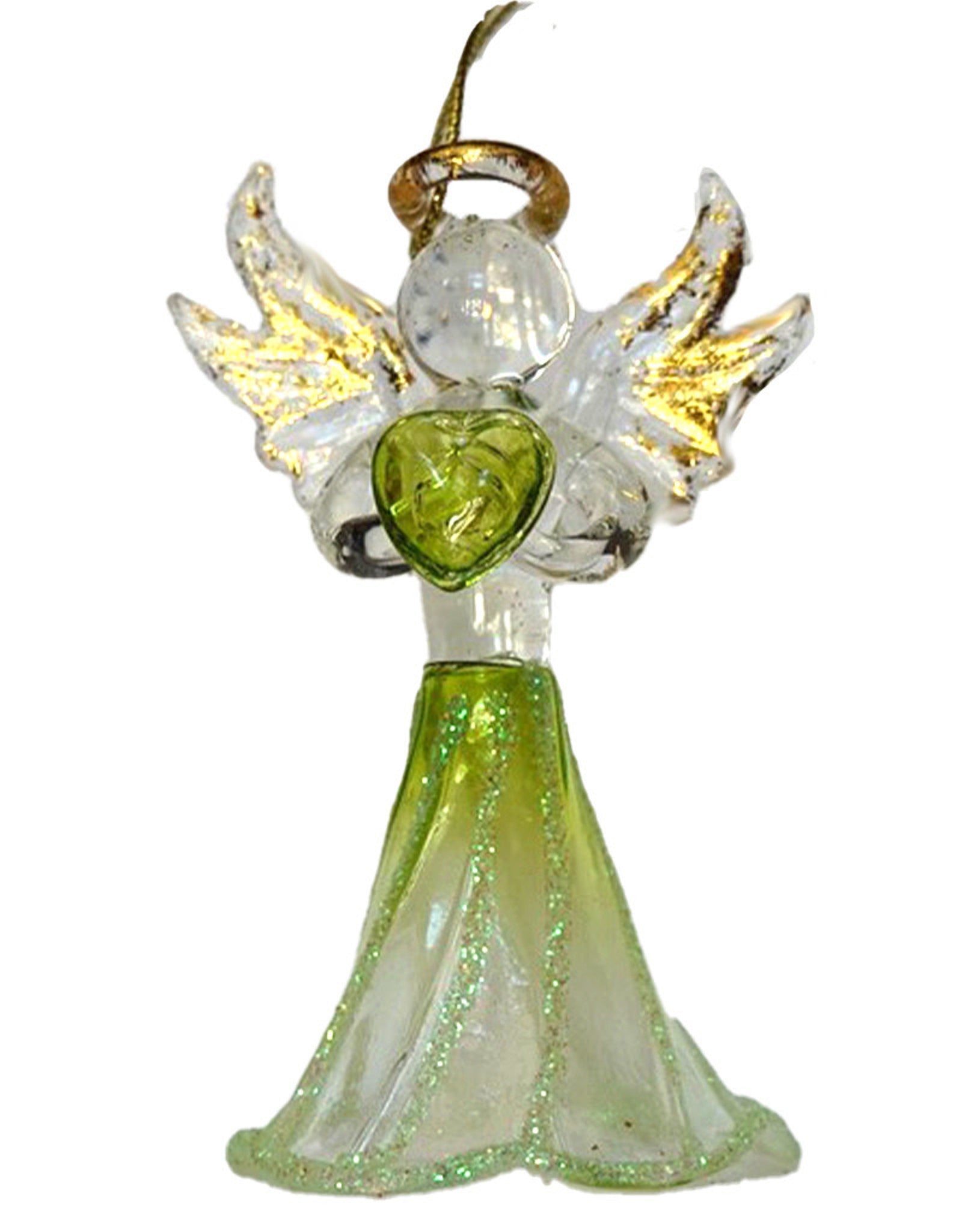 Crystal Birthstone Angel Ornament - August