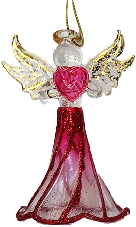 Crystal Birthstone Angel Ornament - July