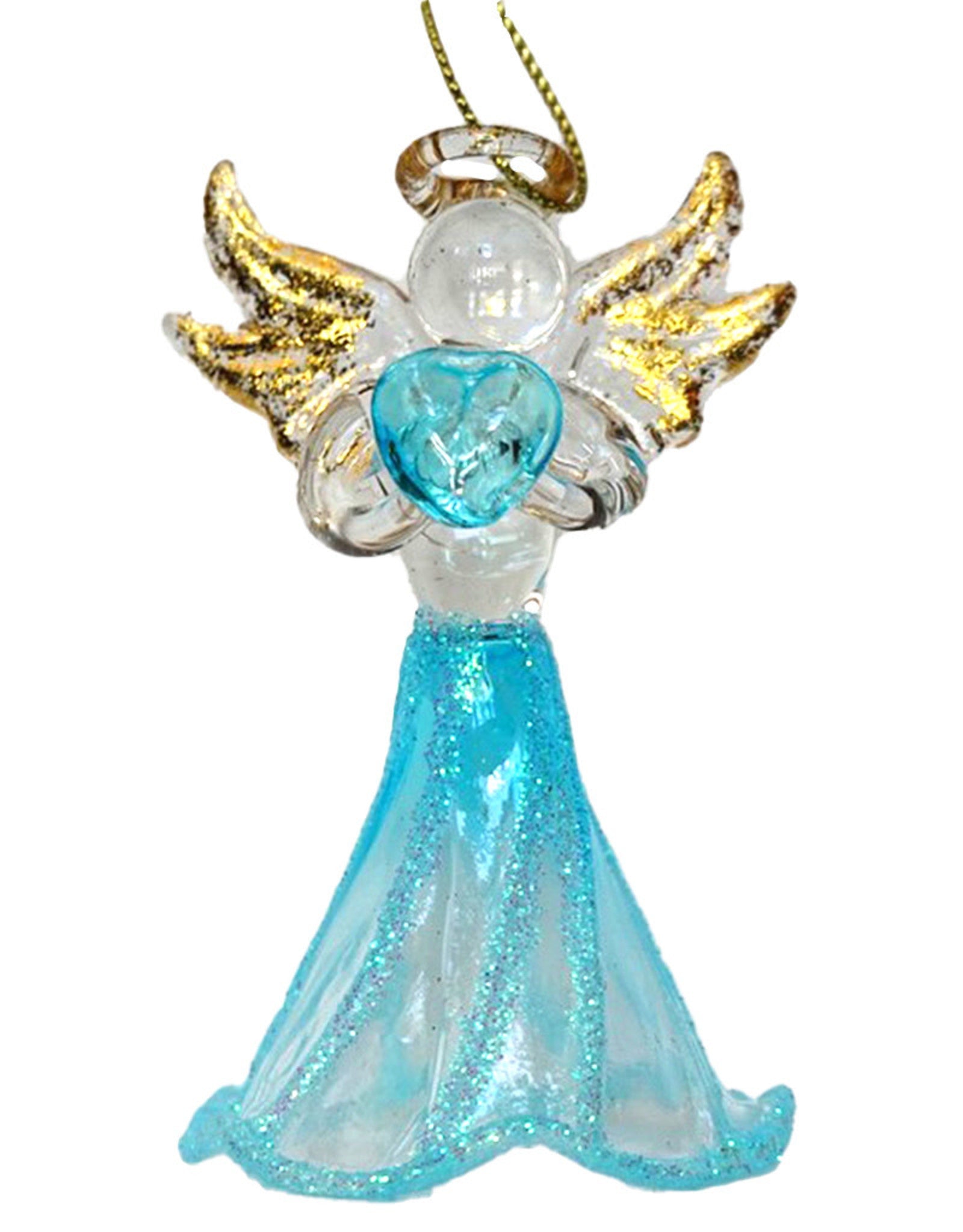 Crystal Birthstone Angel Ornament - March