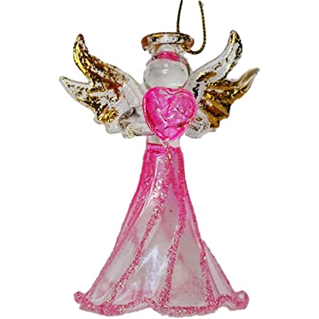 Crystal Birthstone Angel Ornament - October