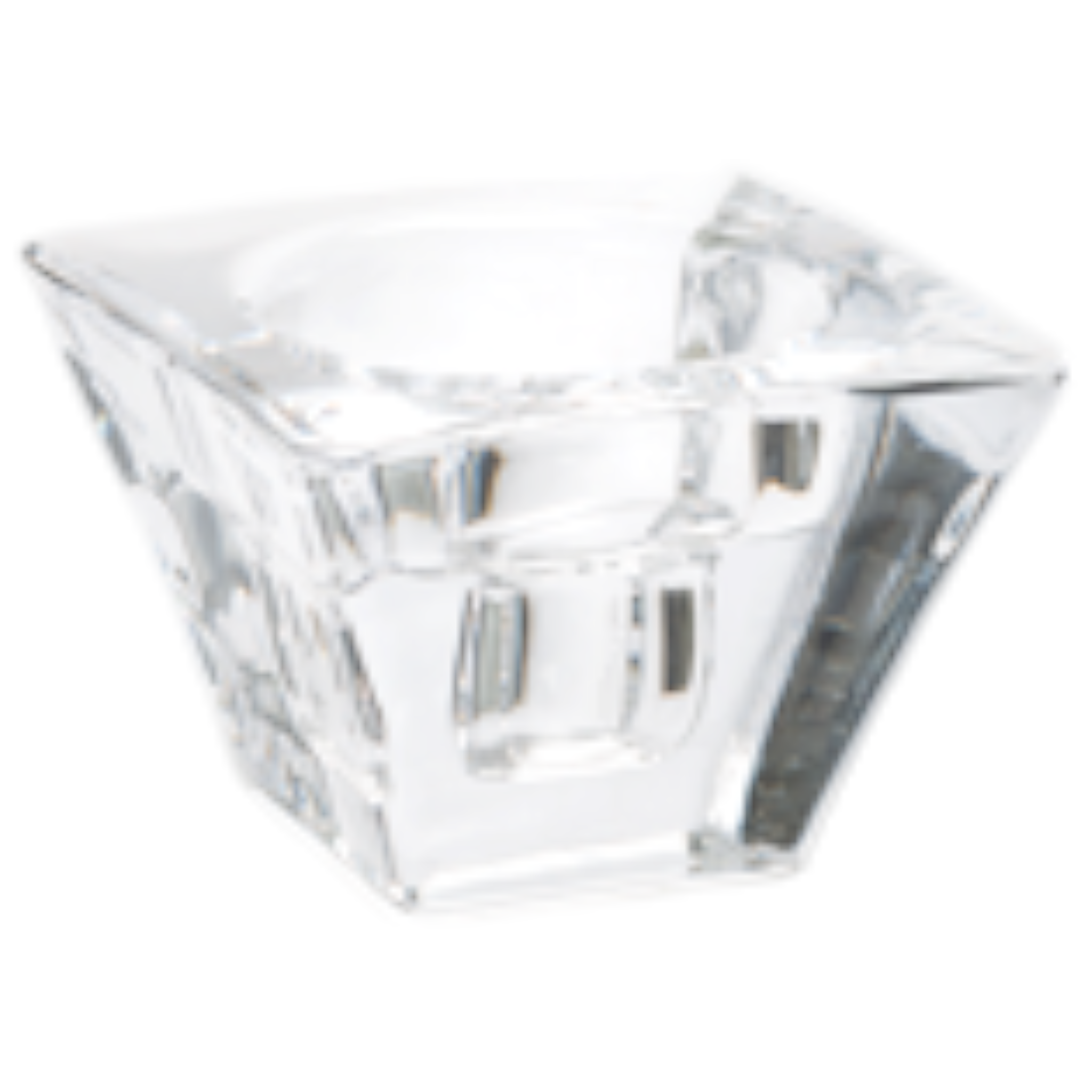 Crystal Clear Candle - Reversible Holder - 2 Inch