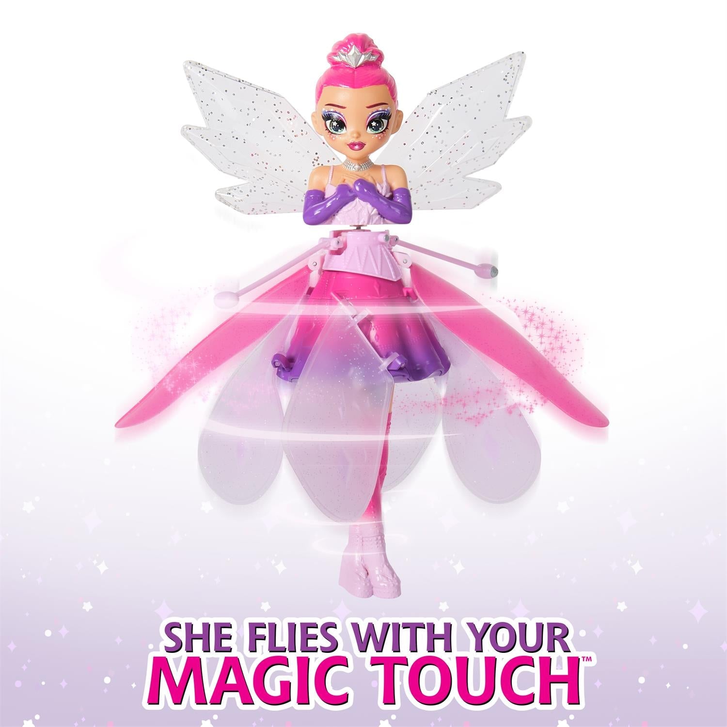 Crystal Flyers Magical Flying Fairy With Crystal Wings