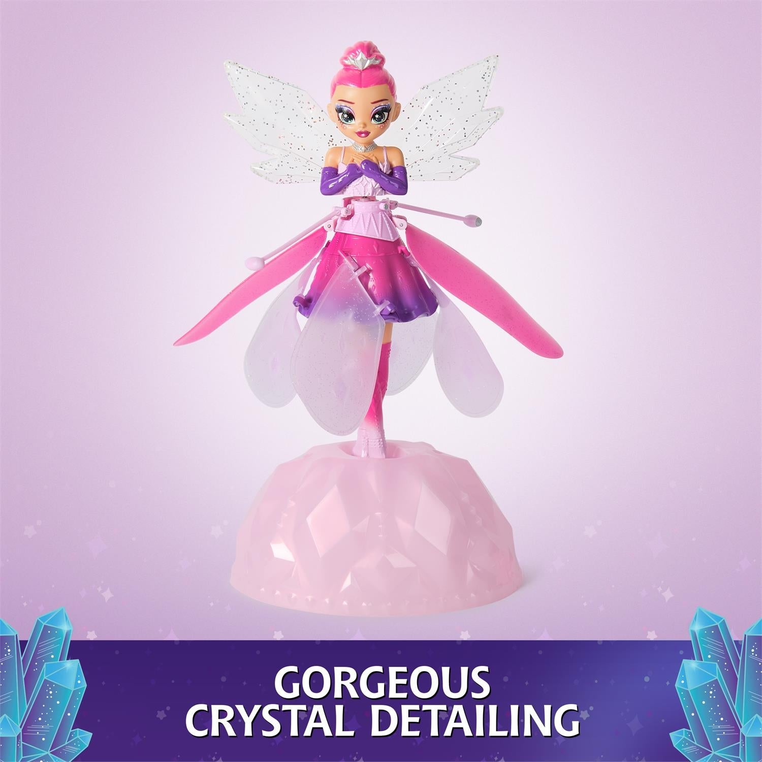 Crystal Flyers Magical Flying Fairy With Crystal Wings