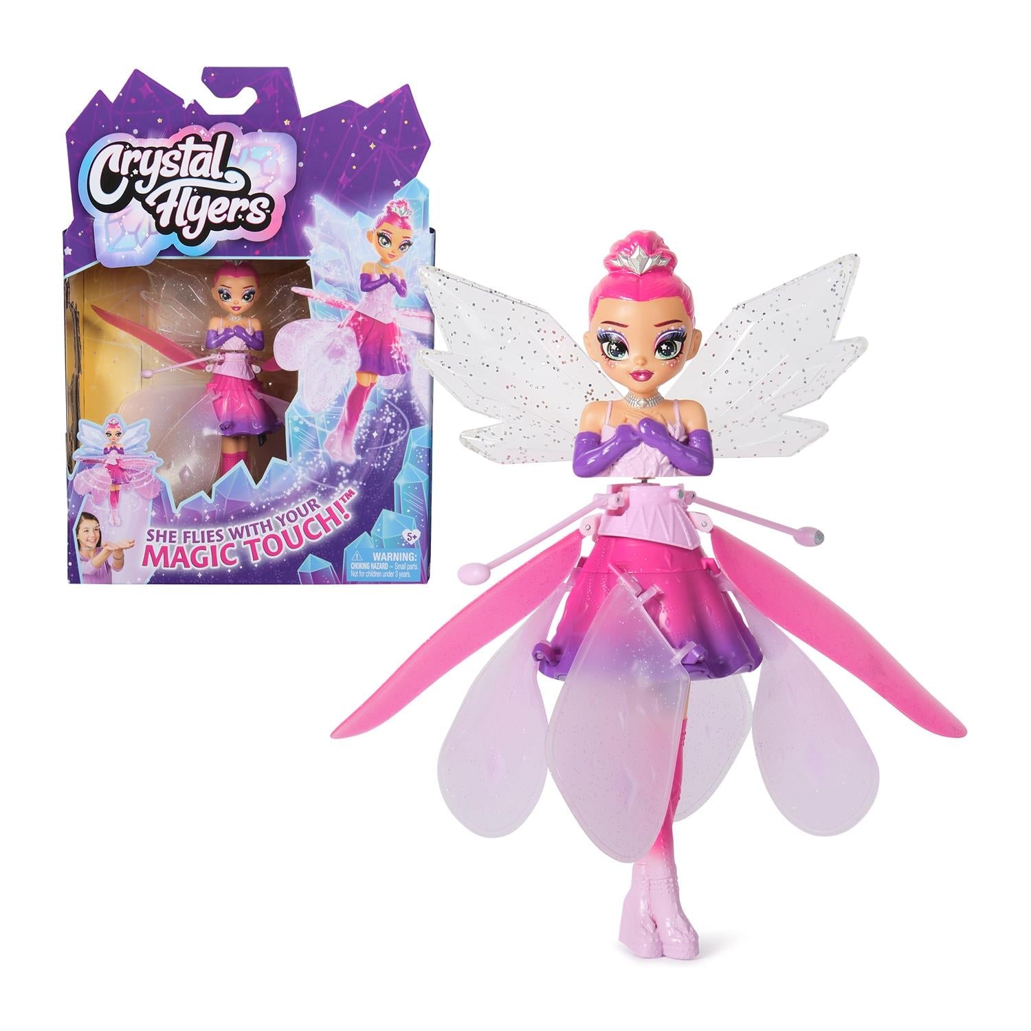 Crystal Flyers Magical Flying Fairy With Crystal Wings
