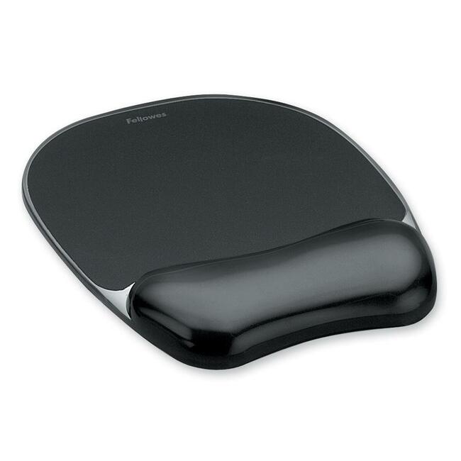 Crystals Gel Mousepad Wrist Support Black