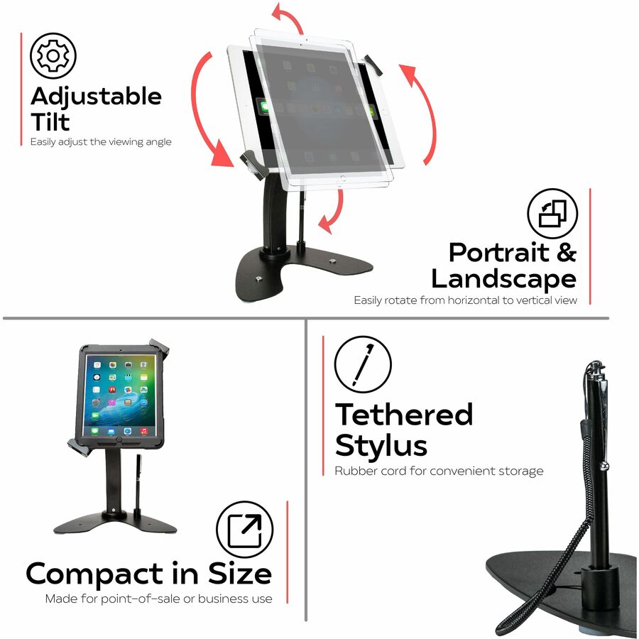 Cta Digital Part Number Pad-Uatpb Tablet Security Enclosure 33 Cm (13") Black