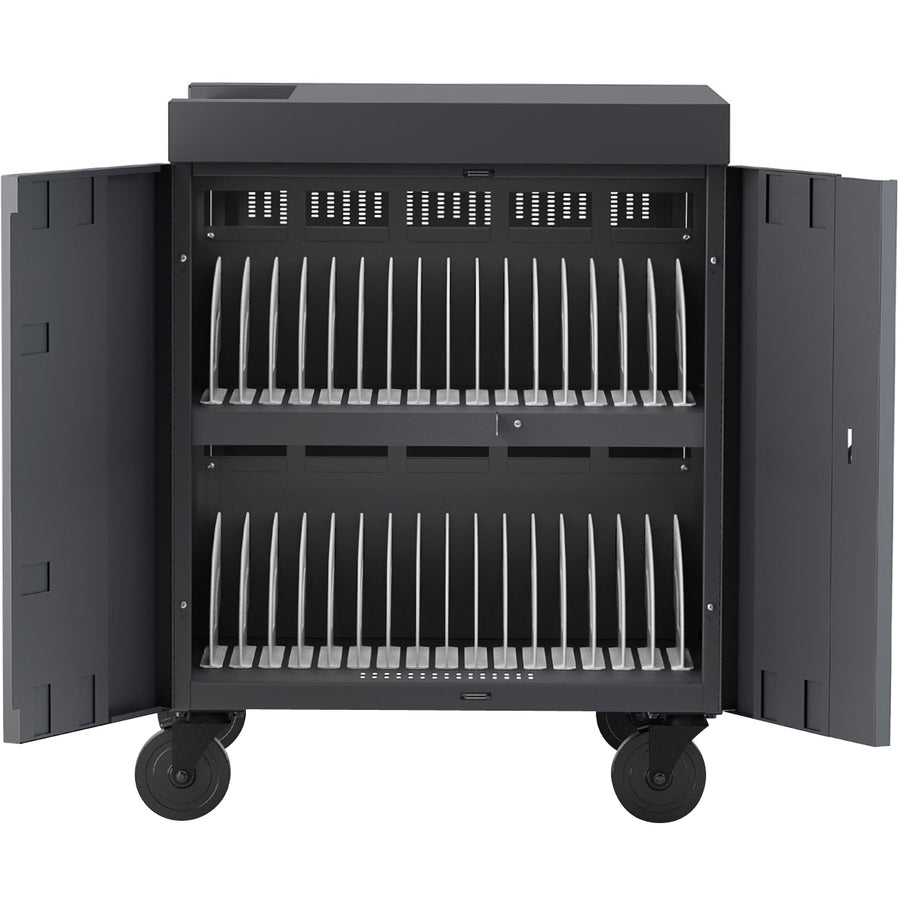 Cube Cart 36Ac Mustard,Ac Charge 1.24In W Slots