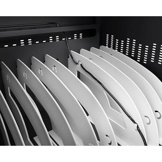 Cube Cart Charging Station 16 Device - Compact Educational Technology Storage | Tecisoft TVC16PAC-TZ