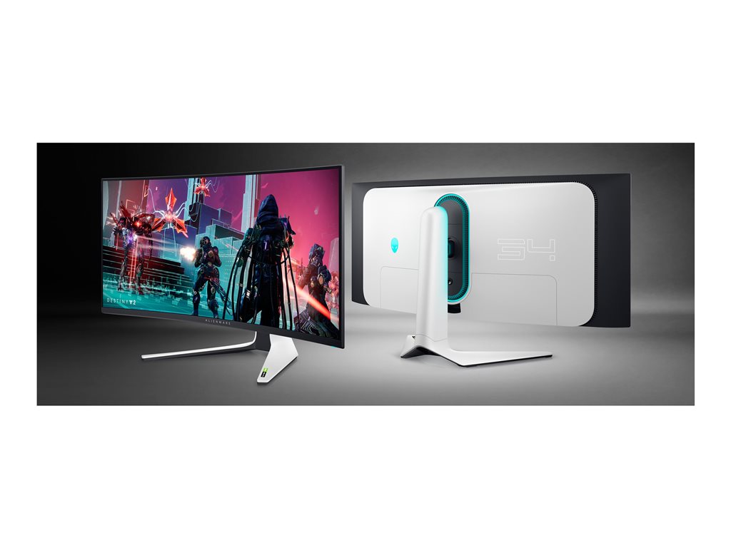 Curved Gaming Monitor 34 Inch QD-OLED - WQHD 175Hz G-SYNC | TechSoft AW3423DW