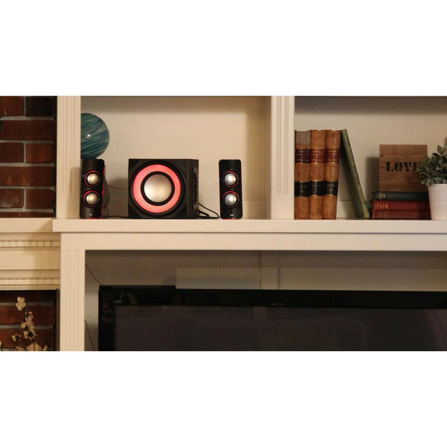 Cyber Acoustics Curve CA-3712BT 2.1 Bluetooth Speaker System - Black
