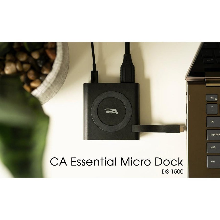 Cyber Acoustics DS-1500 CA Essential Micro Docking Station