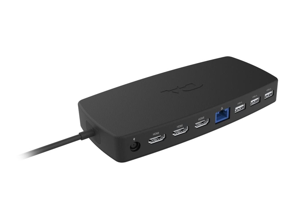 Cyber Acoustics Essential DS-6000 - Docking station - for notebook - USB-C 3.2 Gen 2 / Thunderbolt 3 - 3 x HDMI - 1GbE -