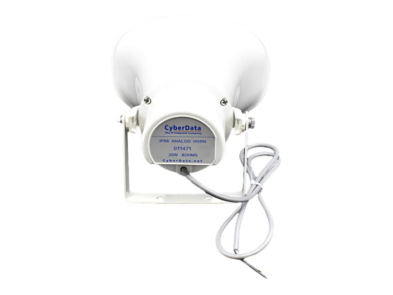 CyberData IP66 Analog Horn - IP speaker - PoE, PoE-Plus - 20 Watt