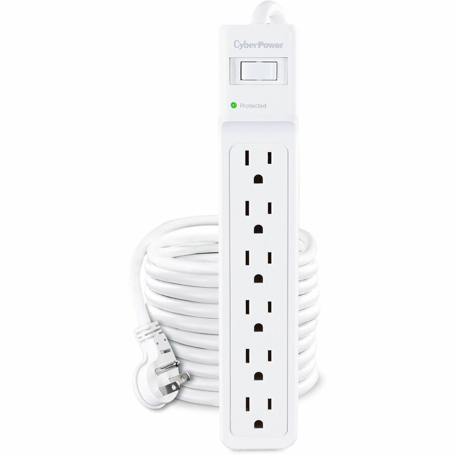 CyberPower B625 Essential 6 - Outlet Surge Protector with 1500 J Surge Suppression -