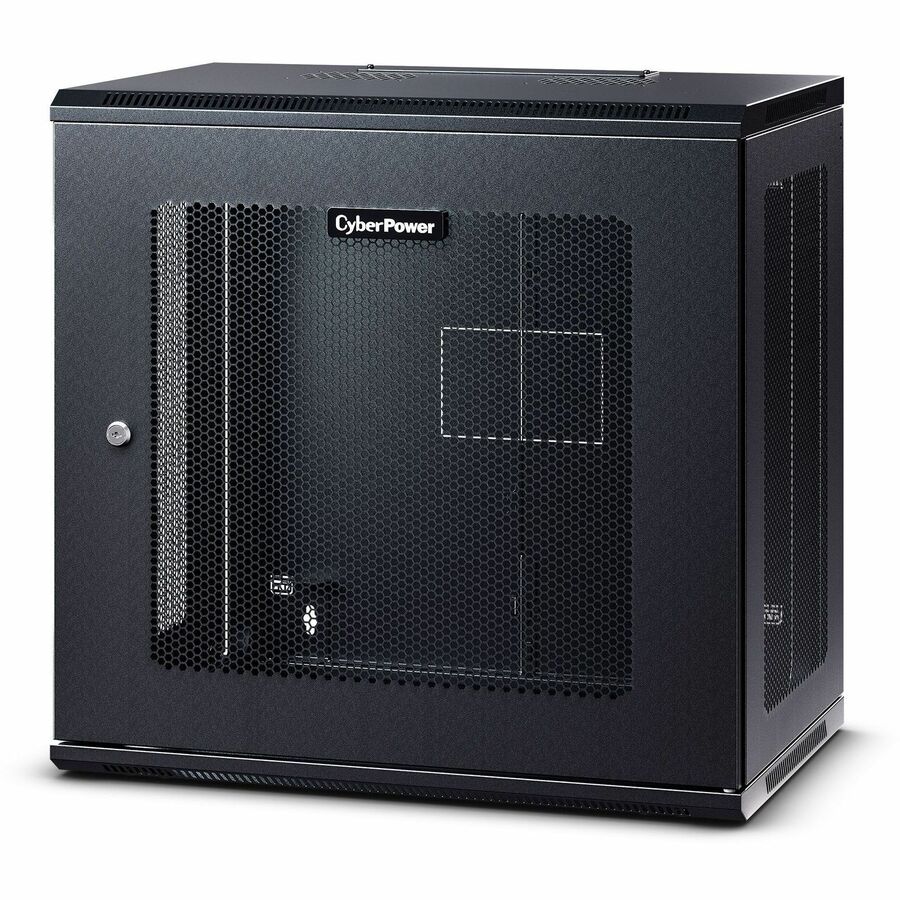 CyberPower CR12U61003 Wall Mount Enclosure - For Switch, Patch Panel - 12U Rack Height -