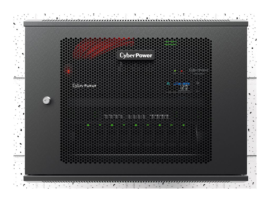 CyberPower Rackbar CPS1615RMS - Surge protector (rack-mountable) - AC 125 V - output connectors: 16 - 1U - 6 ft cord - black