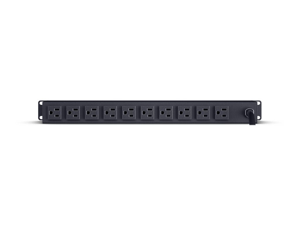 CyberPower Rackbar CPS1615RMS - Surge protector (rack-mountable) - AC 125 V - output connectors: 16 - 1U - 6 ft cord - black