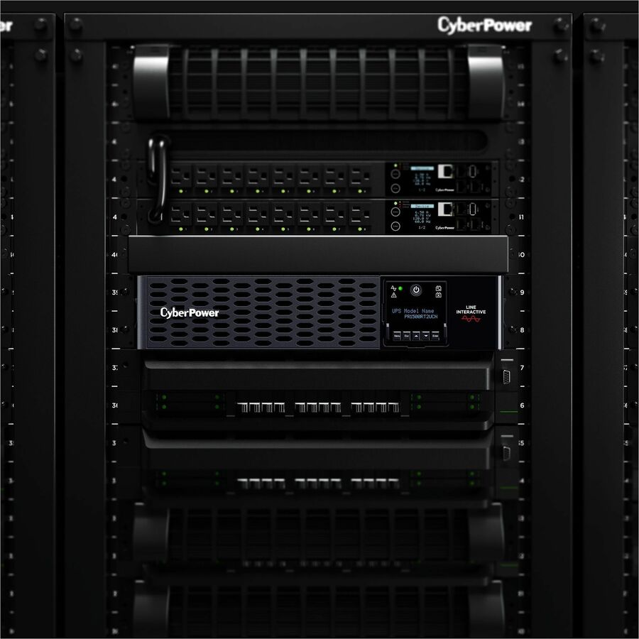 CyberPower Smart App Sinewave PR1500RT2UCN 1500VA Rack/Tower UPS - 2U Rack/Tower - AVR - 3