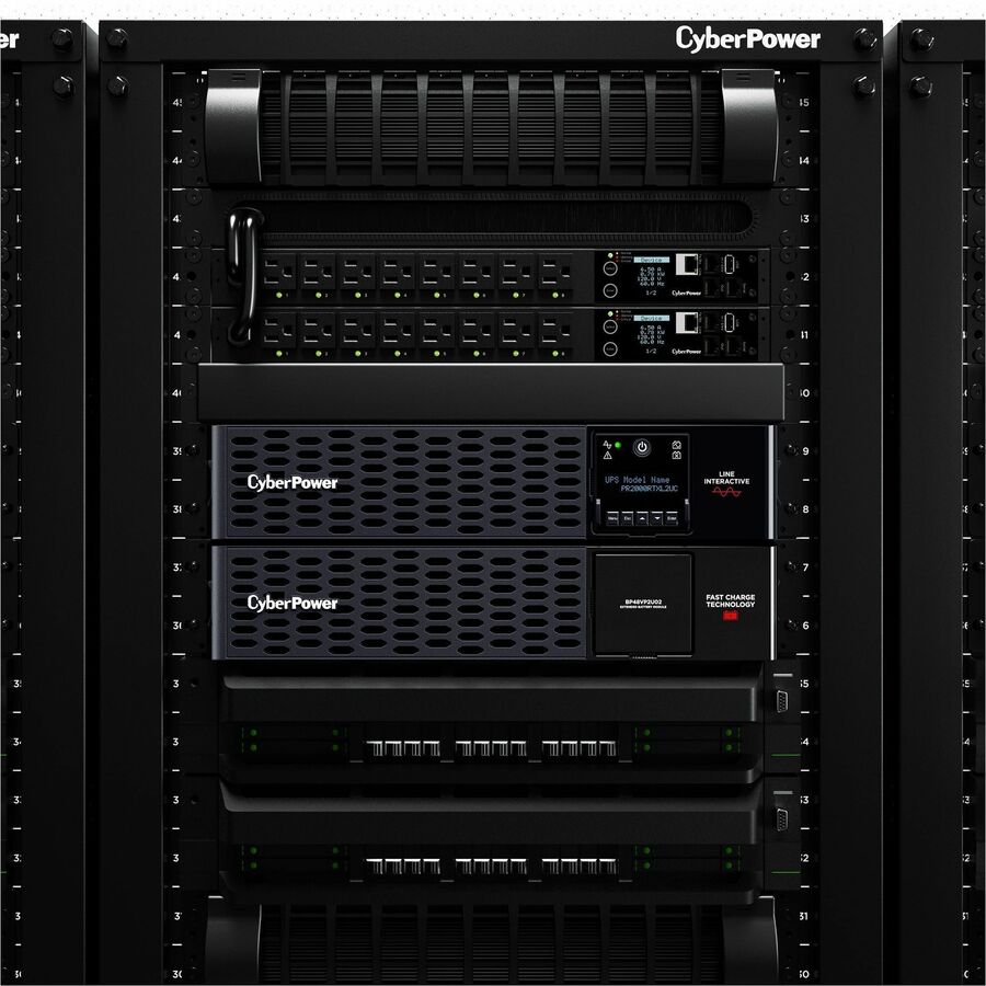 CyberPower Smart App Sinewave PR2000RTXL2UC 2000VA Rack/Tower UPS - 2U Rack/Tower - AVR -
