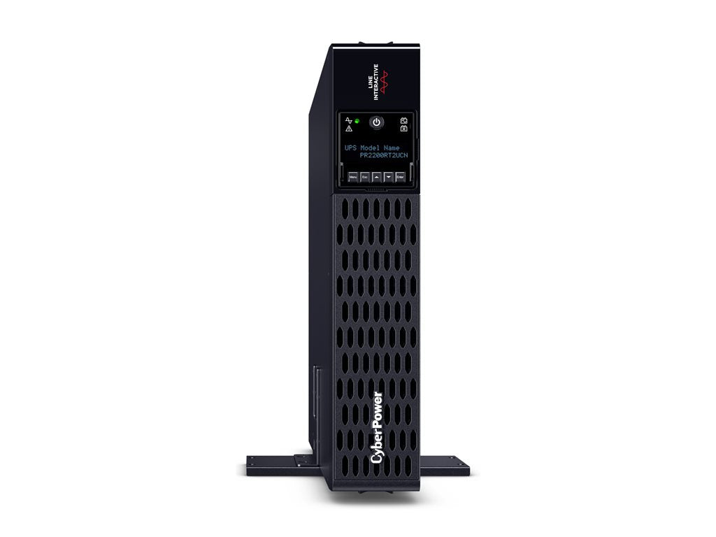 CyberPower Smart App Sinewave PR2200RT2UCN - UPS (rack-mountable / external) - AC 100-120 V - 2200 Watt - 2200 VA - 9 Ah - serial,